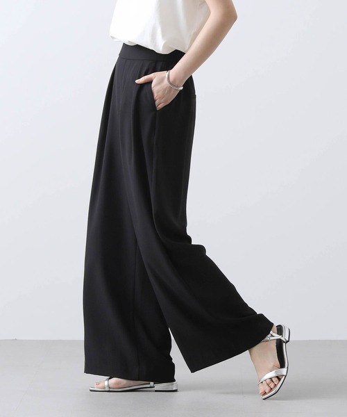 Gready Brilliant（グレディブリリアン）の「２タックワイドパンツ（その他パンツ・レディース・ブラック/グレイッシュベージュ/ドット・36/38）」の9枚目の写真