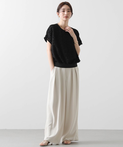 Gready Brilliant（グレディブリリアン）の「２タックワイドパンツ（その他パンツ・レディース・ブラック/グレイッシュベージュ/ドット・36/38）」の20枚目の写真