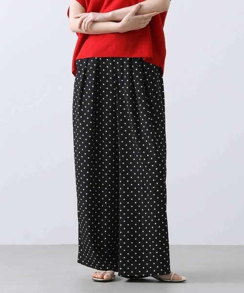 gready brilliant購入　 FAVORI ワイドパンツ Gready Brilliant パンツ ジョーゼットワイドパンツ レディース