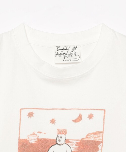Ray BEAMS(レイビームス)の「Shiomi Wada / Beyond the sea T-shirt(Tシャツ/カットソー・レディース・ホワイト・ONE SIZE)」の3枚目の写真