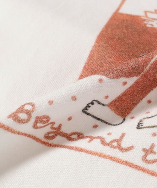 Ray BEAMS(レイビームス)の「Shiomi Wada / Beyond the sea T-shirt(Tシャツ/カットソー・レディース・ホワイト・ONE SIZE)」の5枚目の写真