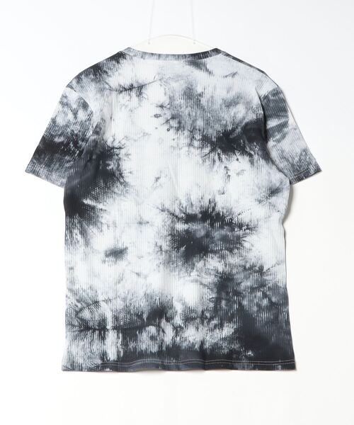 SILVER BULLET（シルバーバレット）の「『Bernings Sho/バーニングショー』ムラ染めテレコ半袖VネックTシャツ（Tシャツ/カットソー・メンズ・ブラック×ベージュ/ホワイト×ブラック・L/XL/M）」の15枚目の写真