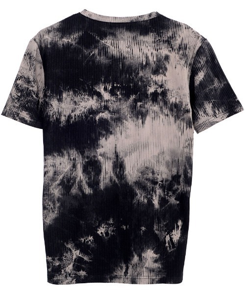 SILVER BULLET（シルバーバレット）の「『Bernings Sho/バーニングショー』ムラ染めテレコ半袖VネックTシャツ（Tシャツ/カットソー・メンズ・ブラック×ベージュ/ホワイト×ブラック・L/XL/M）」の14枚目の写真