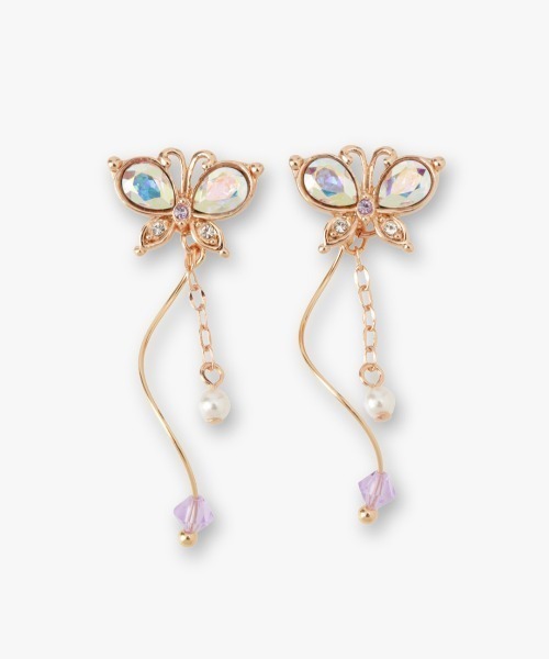 バタフライモチーフ ピアス（ピアス（両耳用））｜ANNA SUI（アナスイ 
