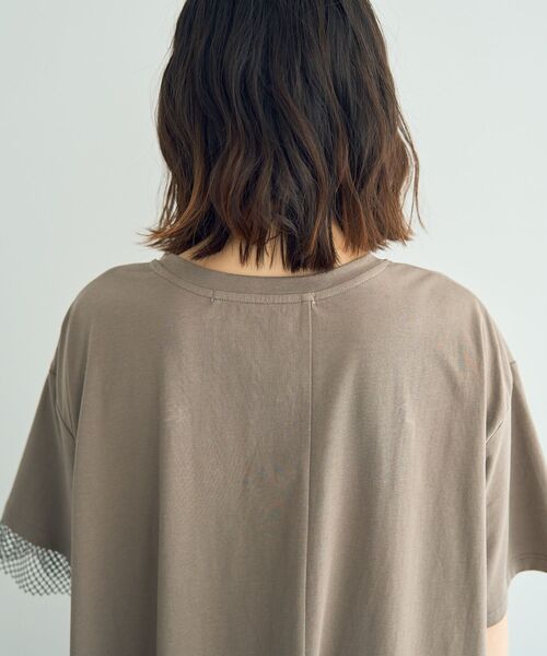 tシャツ 「追加生産」ポケットアシメデザインTee(2) レディース ポケットアシメデザインTee（Tシャツ/カットソー）｜Editt by