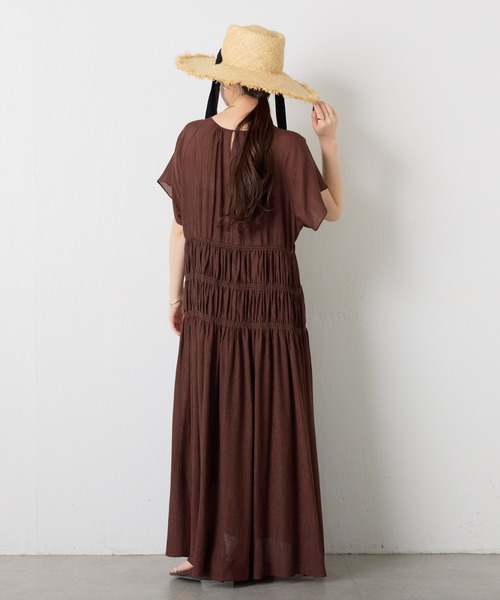 PAPILLONNER（パピヨネ）の「リボンラフィアハット（ハット・レディース・ベージュ・FREE）」の8枚目の写真