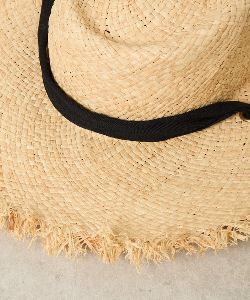 PAPILLONNER（パピヨネ）の「リボンラフィアハット（ハット・レディース・ベージュ・FREE）」の12枚目の写真