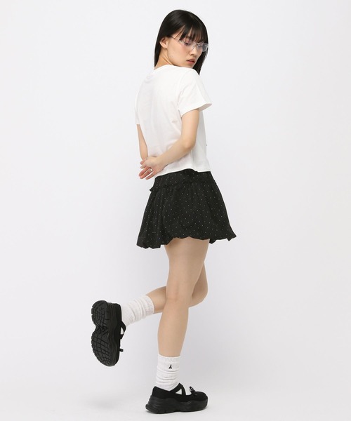 3.3 Field Trip （3.3フィールドトリップ）の「3.3 Field Trip／ドットバルーンスカート（スカート・レディース・ブラック/ホワイト・FREE）」の5枚目の写真