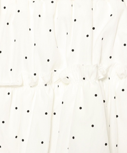 3.3 Field Trip （3.3フィールドトリップ）の「3.3 Field Trip／ドットバルーンスカート（スカート・レディース・ブラック/ホワイト・FREE）」の21枚目の写真
