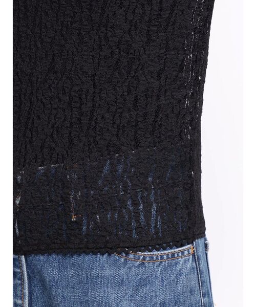 jouetie(ジュエティ)の「ギャザースリーブレースフーディ(Tシャツ/カットソー・レディース・ブラック/ライトブルー/オフホワイト・MEDIUM)」の21枚目の写真