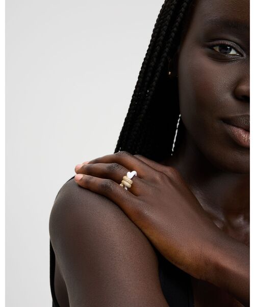 kate spade new york（ケイトスペード ニューヨーク）の「ロープ アンド ノット パヴェ リング（リング・レディース・その他・6）」の2枚目の写真