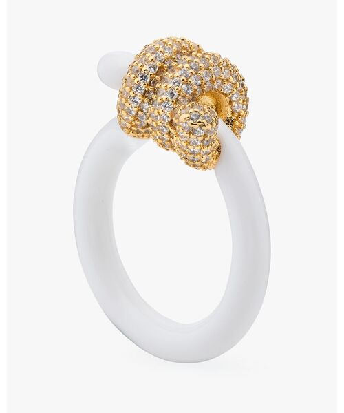 kate spade new york（ケイトスペード ニューヨーク）の「ロープ アンド ノット パヴェ リング（リング・レディース・その他・6）」の3枚目の写真