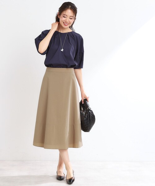 Reflect（リフレクト）の「【マシンウォッシュ可／撥水／雨の日OK！】レインシリーズフレアスカート（スカート・レディース・パープル/ネイビー/キャメル・05/15 /13/17/07/11/09）」の19枚目の写真