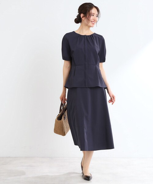 Reflect（リフレクト）の「【マシンウォッシュ可／撥水／雨の日OK！】レインシリーズフレアスカート（スカート・レディース・パープル/ネイビー/キャメル・05/15 /13/17/07/11/09）」の14枚目の写真