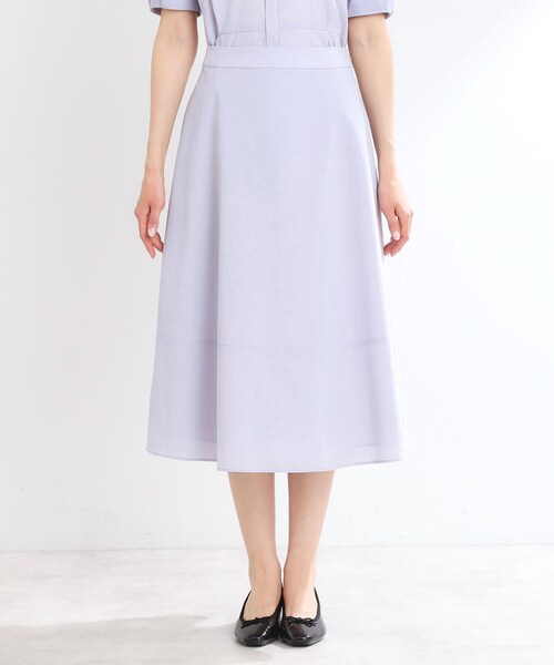 Reflect（リフレクト）の「【マシンウォッシュ可／撥水／雨の日OK！】レインシリーズフレアスカート（スカート・レディース・パープル/ネイビー/キャメル・05/15 /13/17/07/11/09）」の10枚目の写真