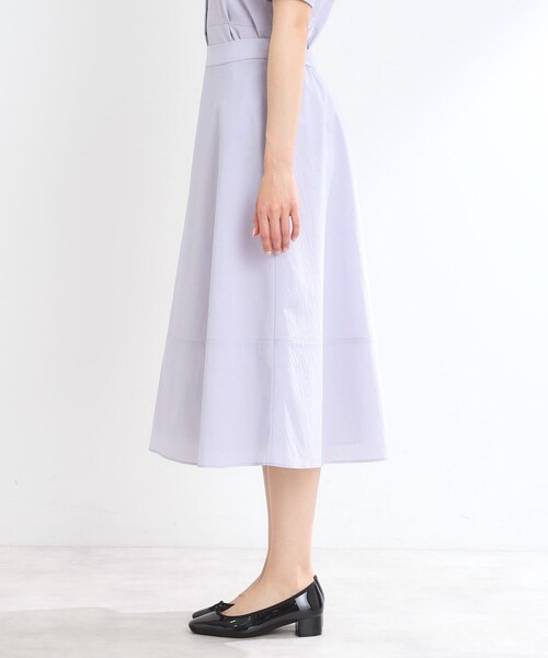Reflect（リフレクト）の「【マシンウォッシュ可／撥水／雨の日OK！】レインシリーズフレアスカート（スカート・レディース・パープル/ネイビー/キャメル・05/15 /13/17/07/11/09）」の9枚目の写真