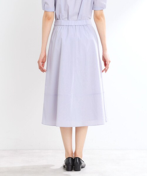 Reflect（リフレクト）の「【マシンウォッシュ可／撥水／雨の日OK！】レインシリーズフレアスカート（スカート・レディース・パープル/ネイビー/キャメル・05/15 /13/17/07/11/09）」の8枚目の写真