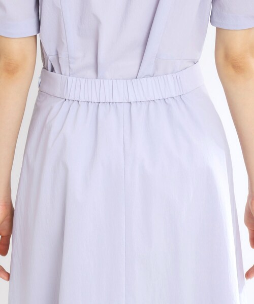 Reflect（リフレクト）の「【マシンウォッシュ可／撥水／雨の日OK！】レインシリーズフレアスカート（スカート・レディース・パープル/ネイビー/キャメル・05/15 /13/17/07/11/09）」の6枚目の写真