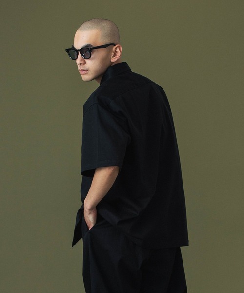 XLARGE(エクストララージ)の「OVAL LOGO WORK S/S SHIRT(シャツ/ブラウス・メンズ・ブラウン/ブラック/ライトブルー・S/M/L/XL)」の6枚目の写真