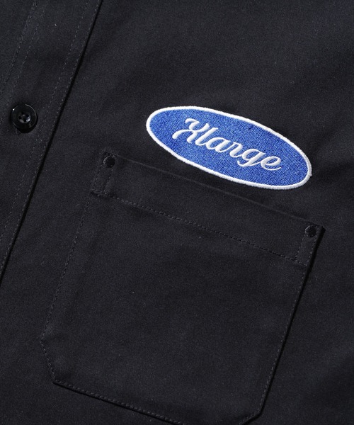 XLARGE(エクストララージ)の「OVAL LOGO WORK S/S SHIRT(シャツ/ブラウス・メンズ・ブラウン/ブラック/ライトブルー・S/M/L/XL)」の13枚目の写真