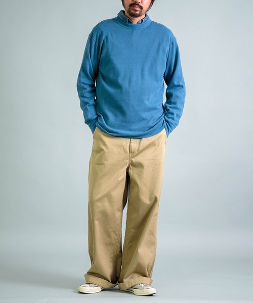 OMNIGOD（オムニゴッド）の「[ OMNIGOD mens / オムニゴッド ] サーマル ロングスリーブTシャツ（Tシャツ/カットソー・メンズ・ブルー/アイボリー/ブラック・4/3/2）」の5枚目の写真