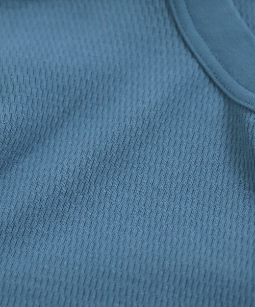 OMNIGOD（オムニゴッド）の「[ OMNIGOD mens / オムニゴッド ] サーマル ロングスリーブTシャツ（Tシャツ/カットソー・メンズ・ブルー/アイボリー/ブラック・4/3/2）」の7枚目の写真