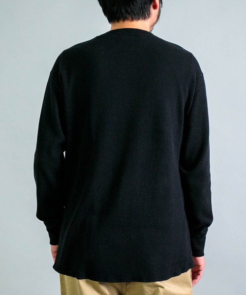 OMNIGOD（オムニゴッド）の「[ OMNIGOD mens / オムニゴッド ] サーマル ロングスリーブTシャツ（Tシャツ/カットソー・メンズ・ブルー/アイボリー/ブラック・4/3/2）」の19枚目の写真