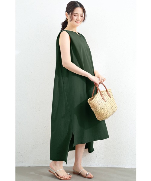 楽天市場】ワンピース レディース ワイド ロング丈 マキシ丈