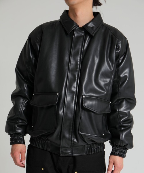 DELUXE(デラックス)の「NOTORIOUS(ブルゾン・メンズ・ブラック・LARGE/MEDIUM)」の1枚目の写真