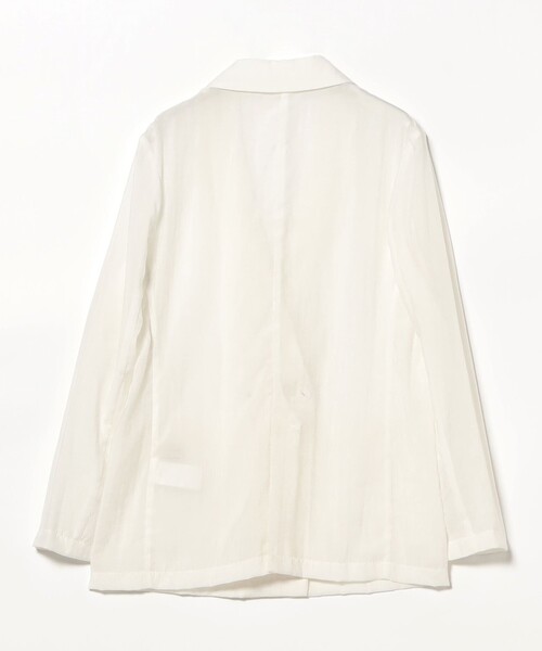 B:MING by BEAMS（ビーミングバイビームス）の「【手洗いOK】シアー テーラード ジャケット（S～M）（テーラードジャケット・レディース・カーキ/ブラック/オフホワイト・MEDIUM/SMALL）」の10枚目の写真