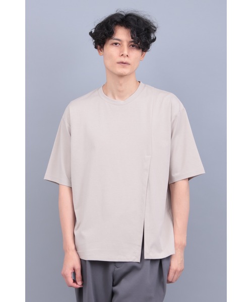 R by TORNADO MART∴フェイクツーピースルーズTシャツ