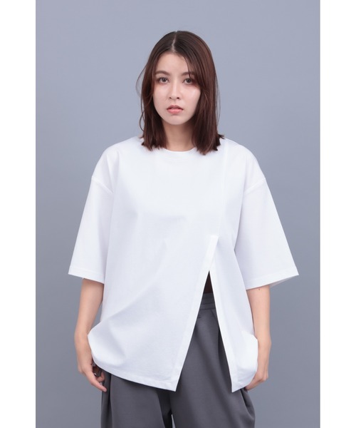 R by TORNADO MART∴フェイクツーピースルーズTシャツ