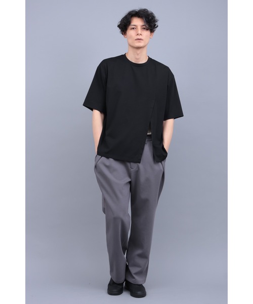 R by TORNADO MART∴フェイクツーピースルーズTシャツ