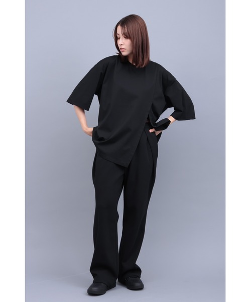 R by TORNADO MART∴フェイクツーピースルーズTシャツ