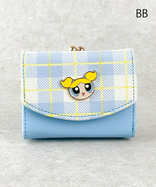 新品 パワーパフガールズ 二つ折り財布 グレー PPG ジップウォレット 新品 パワーパフガールズ 二つ折り財布 グレー PPG ジップ