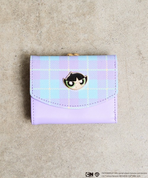 FLAPPER フラッパー：パワーパフ ガールズ エポ 3つ折りミニ財布（財布