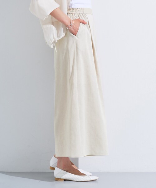 INDIVI(インディヴィ)の「【洗える/清涼感◎】ワイドフレアパンツ/スカーチョ(その他パンツ・レディース・ブラック/ナチュラル/ライトグレー・40/38/36/03/05/15 /13)」の13枚目の写真