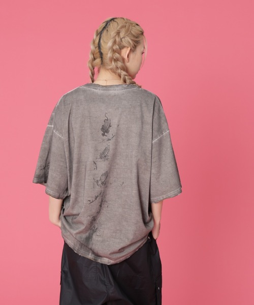 DANKE SCHON(ダンケシェーン)の「DankeSchon/ダンケシェーン/BURN SST PRAY(Tシャツ/カットソー・レディース・ベージュ・M/L)」の9枚目の写真