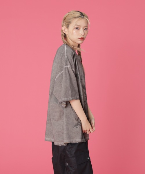 DANKE SCHON(ダンケシェーン)の「DankeSchon/ダンケシェーン/BURN SST PRAY(Tシャツ/カットソー・レディース・ベージュ・M/L)」の7枚目の写真