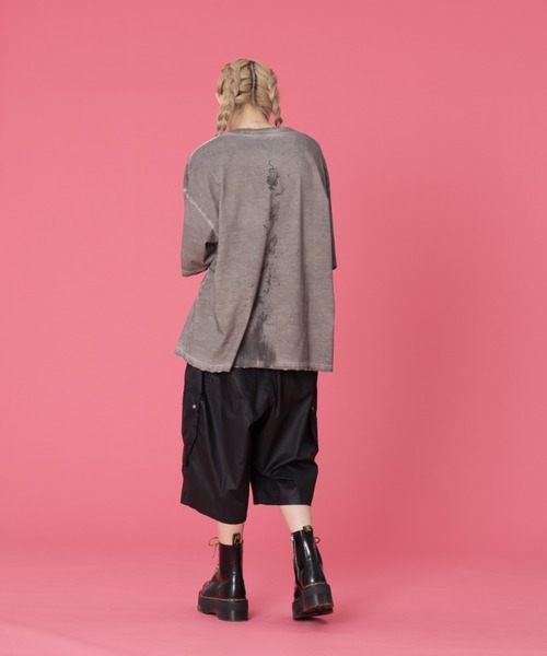 DANKE SCHON(ダンケシェーン)の「DankeSchon/ダンケシェーン/BURN SST PRAY(Tシャツ/カットソー・レディース・ベージュ・M/L)」の2枚目の写真