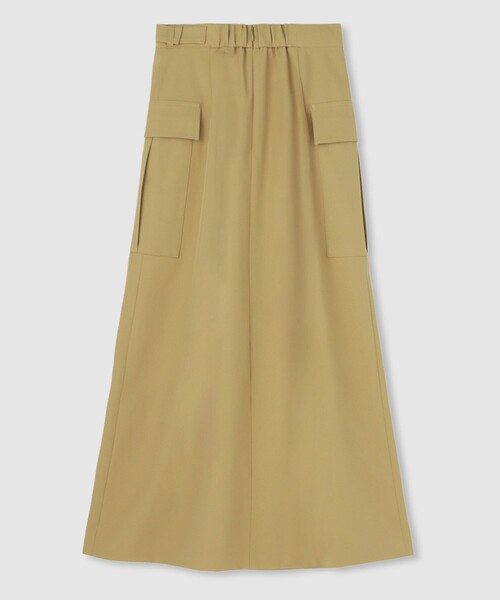 allureville(アルアバイル)の「ツイルストレッチサファリスカート(スカート・レディース・イエロー/ネイビー・1/2)」の9枚目の写真