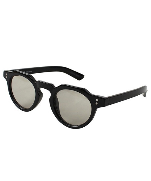 Port（ポート）の「【 eyedy / アイディー 】 Rounded サングラス（サングラス・メンズ・ブラック/ブラック系その他/グレー/ブラウン・FREE）」の2枚目の写真