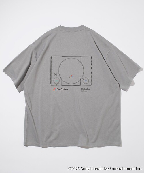 FREAK'S STORE（フリークスストア）の「PlayStation Shapes Logo TEE / プレイステーション シェイプスロゴ プリントTシャツ（Tシャツ/カットソー・メンズ・ホワイト/グレー/チャコールグレー・MEDIUM/LARGE）」の11枚目の写真