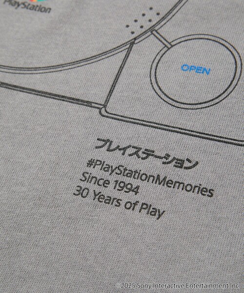 FREAK'S STORE（フリークスストア）の「PlayStation Shapes Logo TEE / プレイステーション シェイプスロゴ プリントTシャツ（Tシャツ/カットソー・メンズ・ホワイト/グレー/チャコールグレー・MEDIUM/LARGE）」の14枚目の写真
