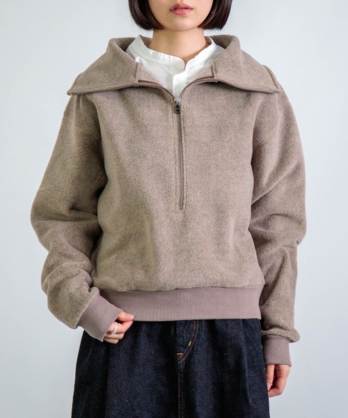 ALWEL] FLEECE HIGH NECK PO / フリース ハイネックプルオーバー