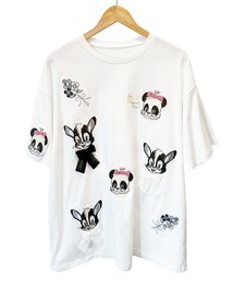 KawaeKayo（カワエカヨ）の「Ribbon いっぱい Big T（Tシャツ/カットソー）」