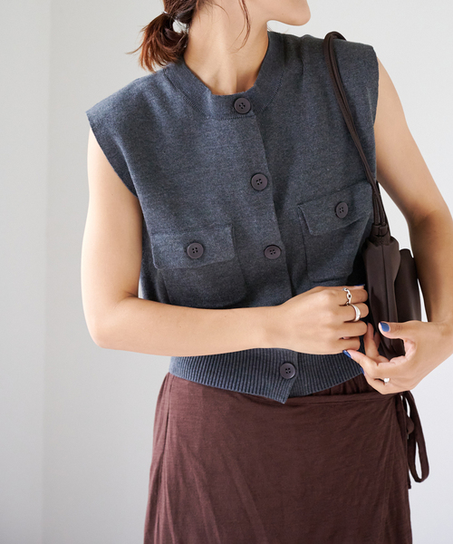 ouat ニット　ベスト オーユーエーティー OUAT META VEST ニットベスト O009024VT