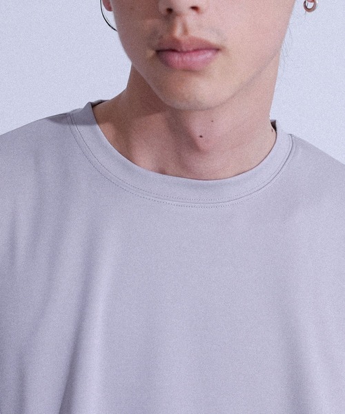 MDR(エムディアール)の「フェイクスエード切替半袖Tシャツ(Tシャツ/カットソー・メンズ・グレー/ブラック・L/M)」の19枚目の写真