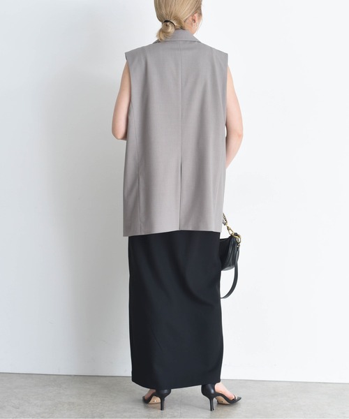 Eimee Law（エイミーロウ）の「レースレイヤード ダブルボタンジレ