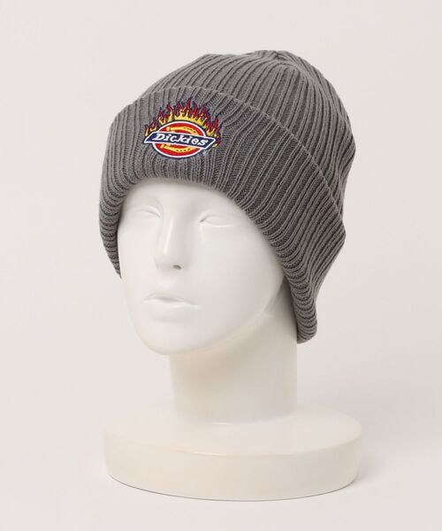 Dickies(ディッキーズ)の「【Dickies】DK EX FIRE LOGO KNIT WATCH/シンプル/ロゴ/ニット帽/帽子/ワッチキャップ/ディッキーズ(ニットキャップ/ビーニー・メンズ・ブラック/レッド/グレー/ブラウン/ネイビー・FREE)」の6枚目の写真